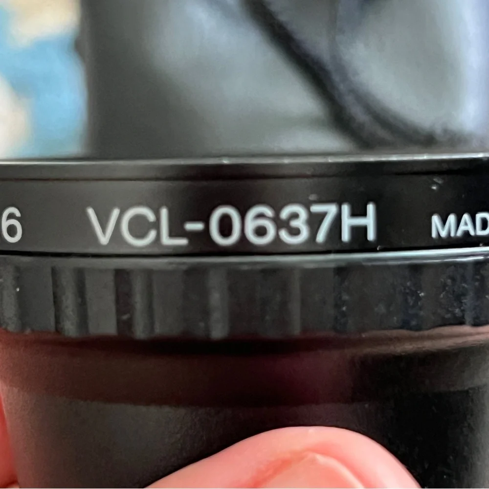 Sony VCL-0637H x0.6 wide conversion camera Lens